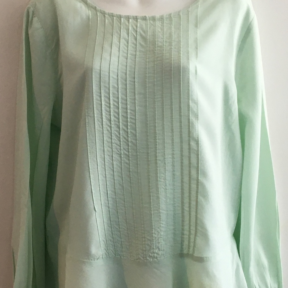 Old Navy | Mint Ruffle Blouse - Picture 3 of 8